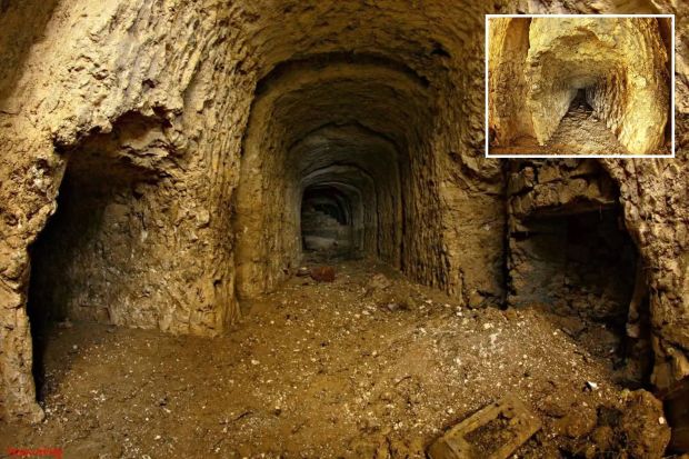 Mystery behind a tunnel network discovered beneath a Kent shopping centre