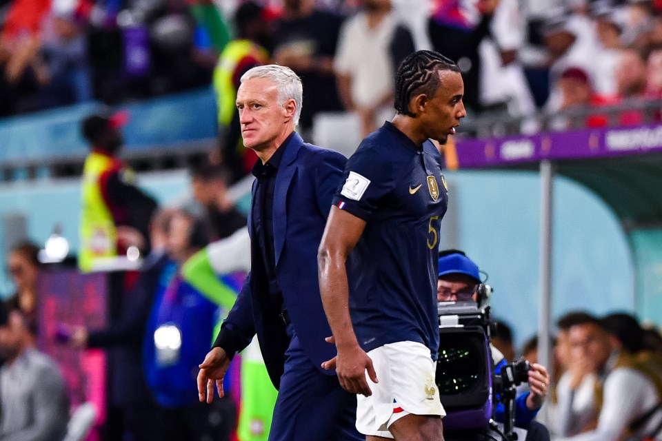 Didier Deschamps was furious with Jules Kounde