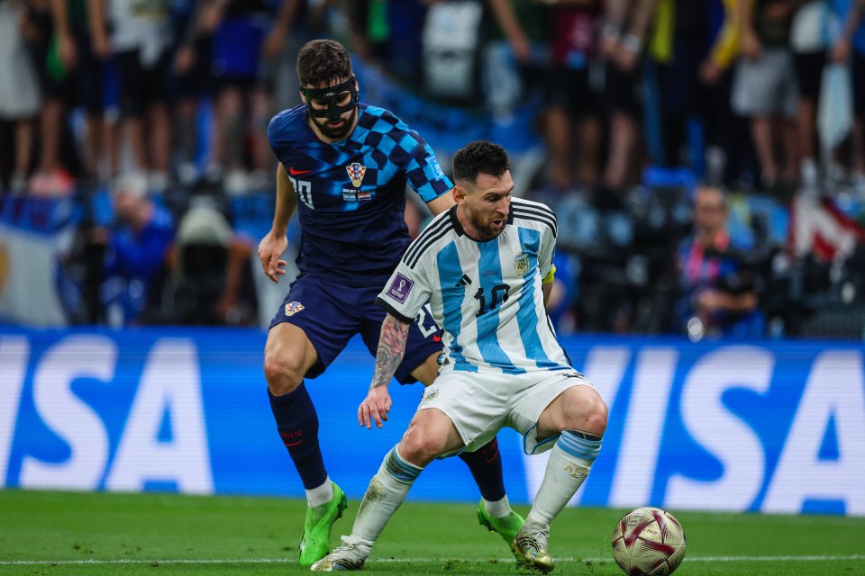 The masked Josko Gvardiol could not keep up with Messi in the World Cup semi-final