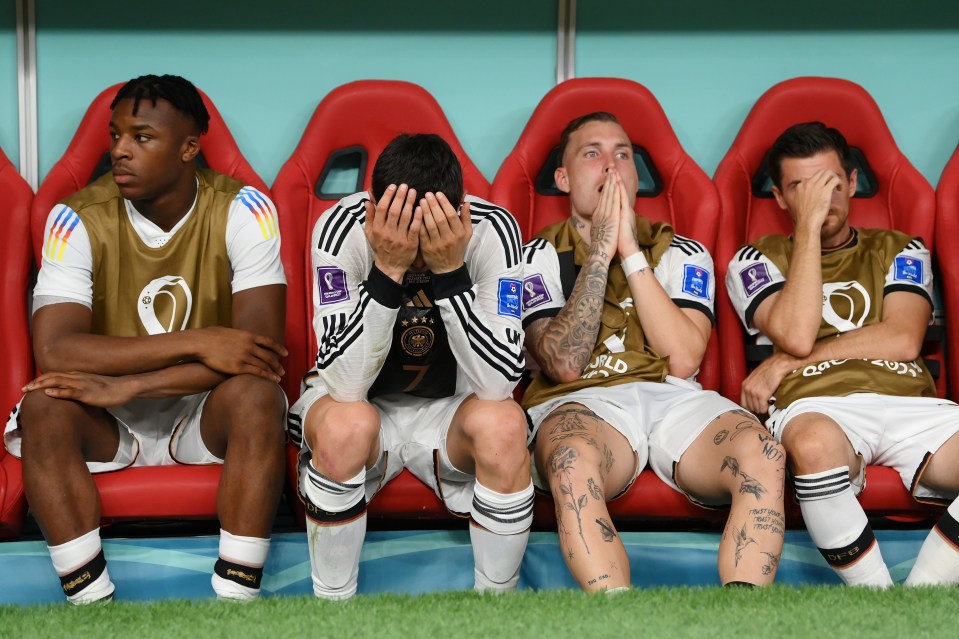 Germany were dumped out of the World Cup on Thursday