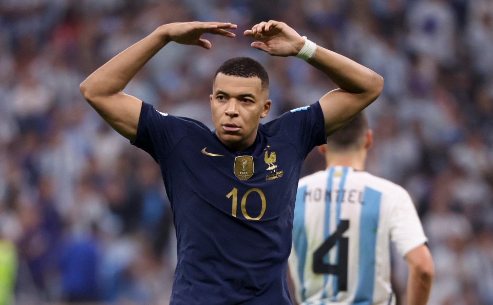 Mbappe scored the first World Cup final hat-trick since 1966