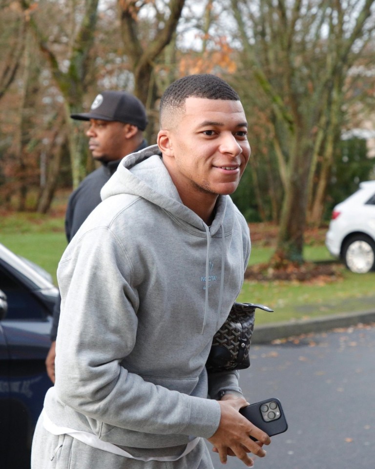 Mbappe returned to PSG training just three days after the World Cup final