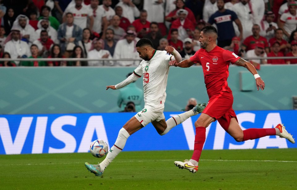 Youssef En-Nesyri doubled Morocco's advantage in the 23rd minute