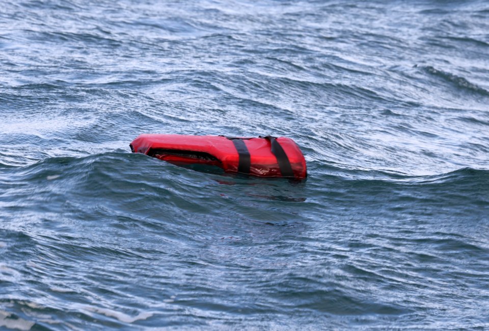 Shocking footage revealed that some of the migrants did not have life jackets