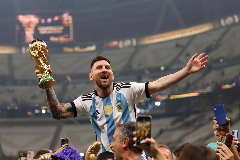 Long-time Rival Messi won the World Cup