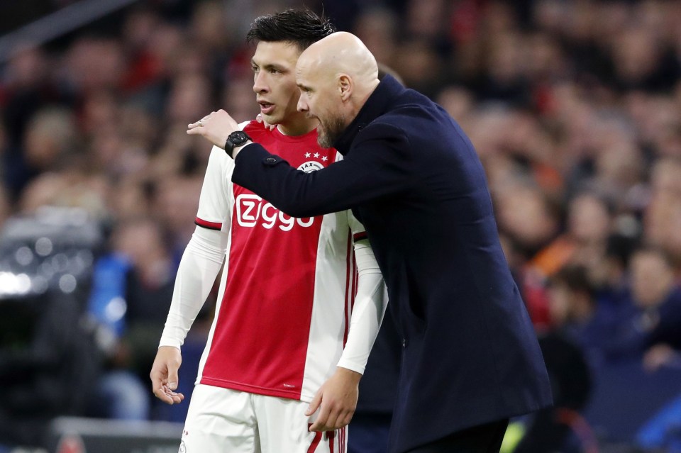 Martinez worked with Erik ten Hag at Ajax