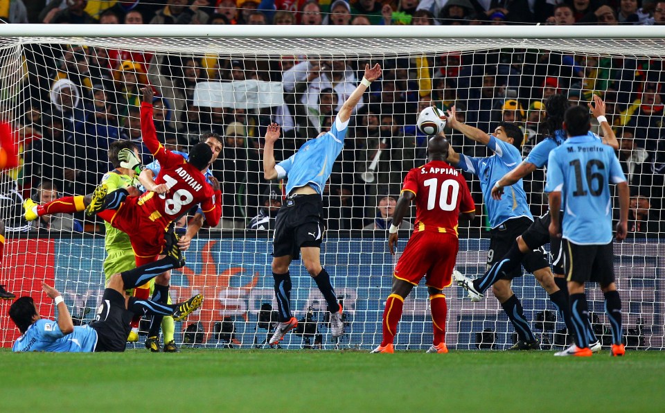 Ghana fans' hatred of Uruguay stems from Luis Suarez's handball in their 2010 World Cup quarter-final