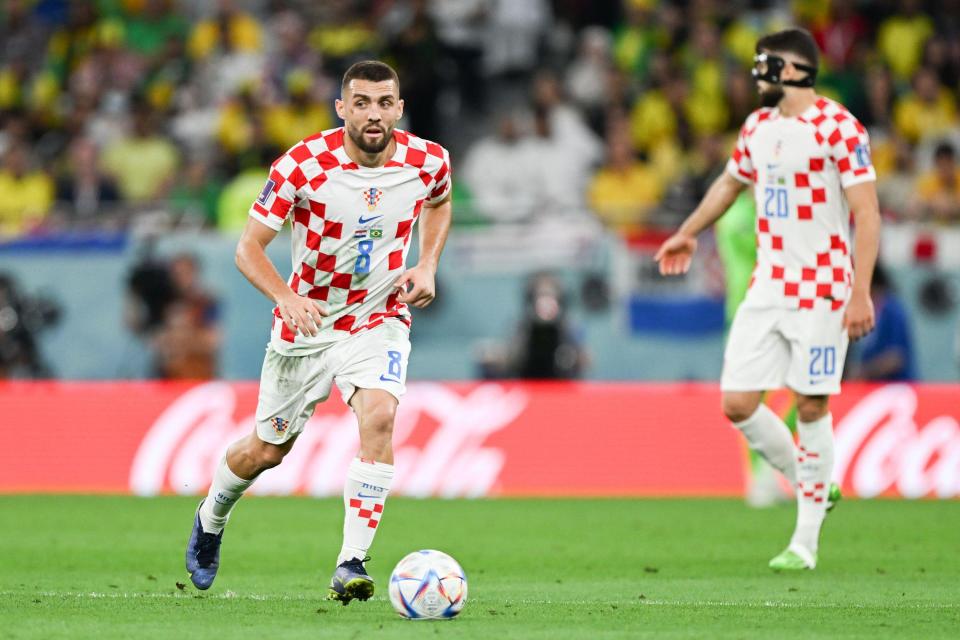 Chelsea's Croatian star Mateo Kovacic in World Cup action