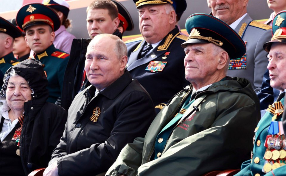 Putin needed a thick blanket during a military parade earlier this year amid rumours about his health