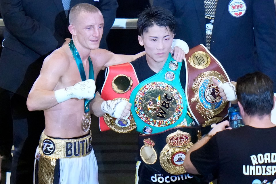 Paul Butler lasted 11 rounds with pound-for-pound king Naoya Inoue