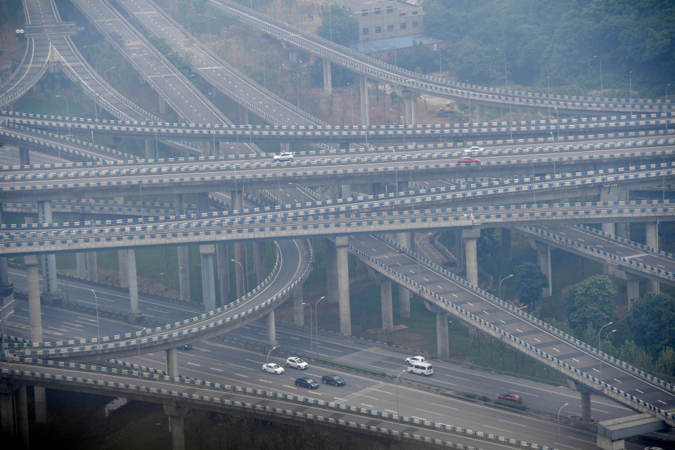 It took the Chinese eight years to finish this monster junction