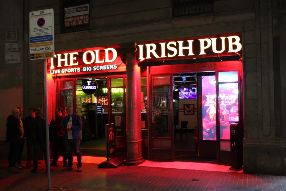 The Old Irish Pub in Barcelona where rugby player Levi Davis was last seen