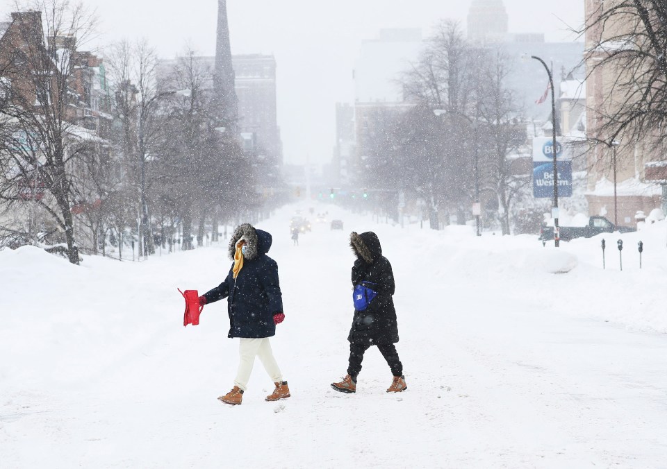 It is unbelievably cold in parts of the US at the moment, with historic levels of freezing