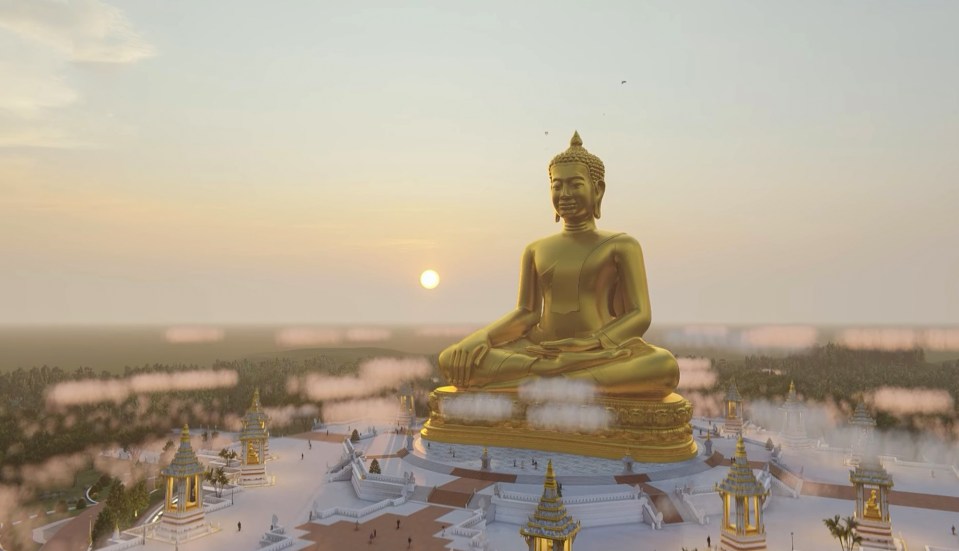 The tourism tycoon says it will promote tourism and provide a boost for Buddhism