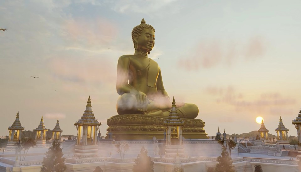 Billionaire Sok Kong has unveiled his plans to build the world's biggest Buddha