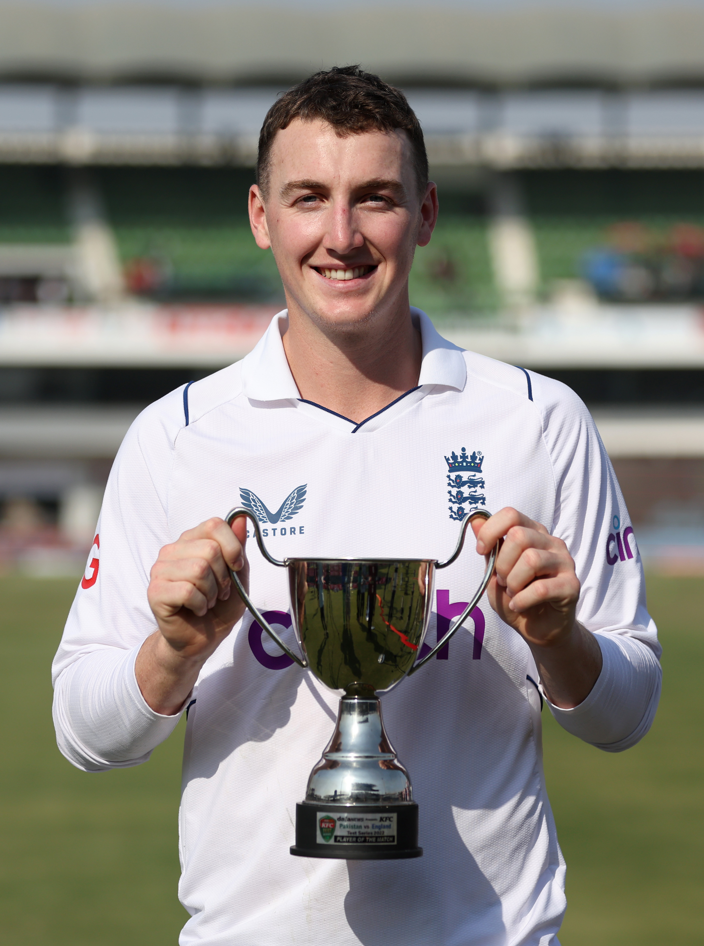 Harry Brook was named player of the match after his crucial 108