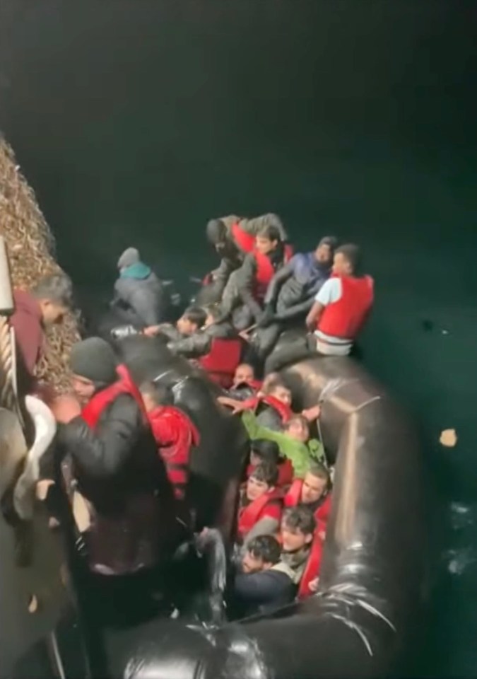 Dinghy survivors seen in the freezing Channel as four migrants died