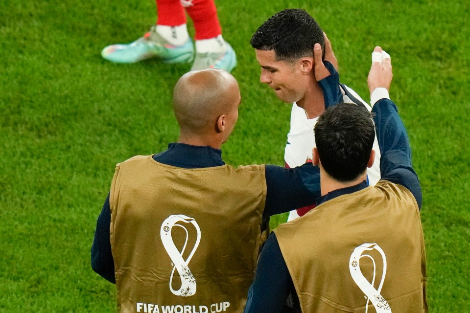 Ronaldo was reduced to tears after Portugal crashed out