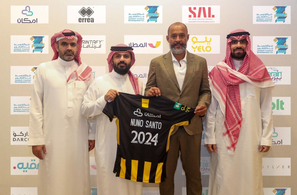 Nuno Espirito Santo took over at Al-Ittihad in July