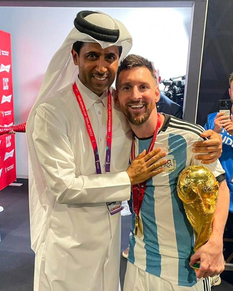 PSG president Nasser Al-Khelaifi has promised to talk contracts with Messi following his national success