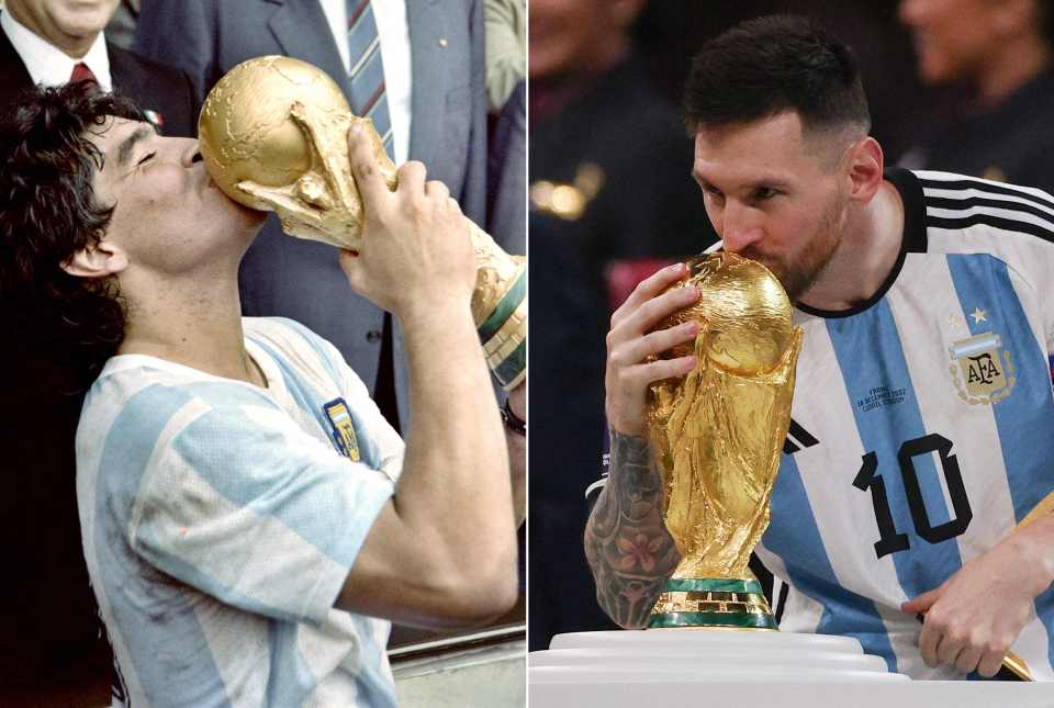 Messi is the first Argentine to captain the side to glory since Maradona