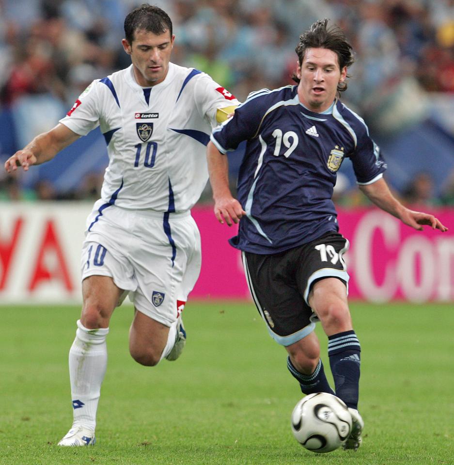 Lionel Messi came off the bench to give Serbia & Montenegro the run around in 2006