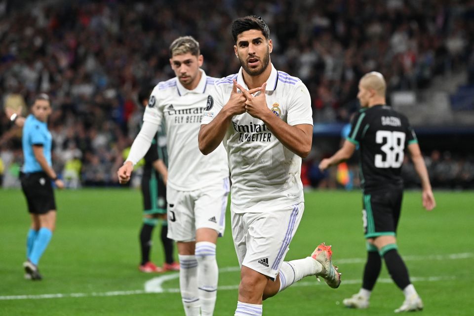 Marco Asensio has been with Real Madrid for eight years