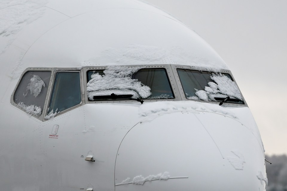 Manchester Airport has struggled to de-ice