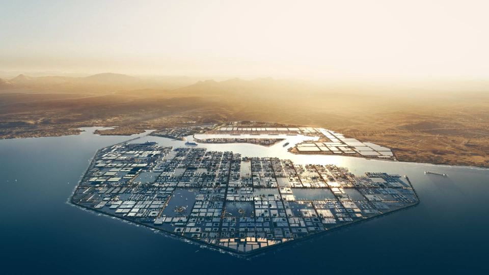 Saudi Arabia has launched the Oxagon floating city