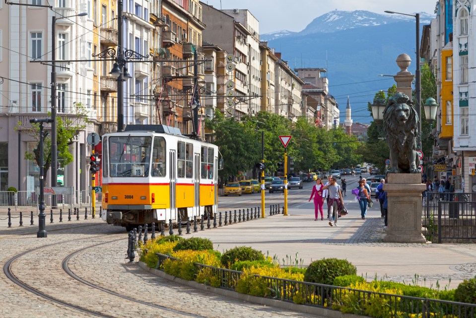 The Sofia tram network is a main public transportation facility in the Bulgarian capital city