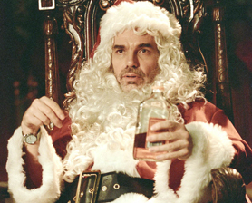 Sunita said she saw Bad Santa with Billy Bob Thornton, pictured, and for her it confirmed Father Christmas was a baddie