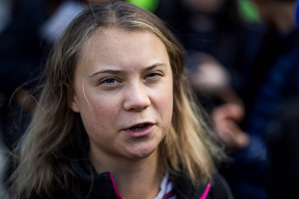 The police swoop followed Tate’s bizarre Twitter row with climate change activist Greta Thunberg