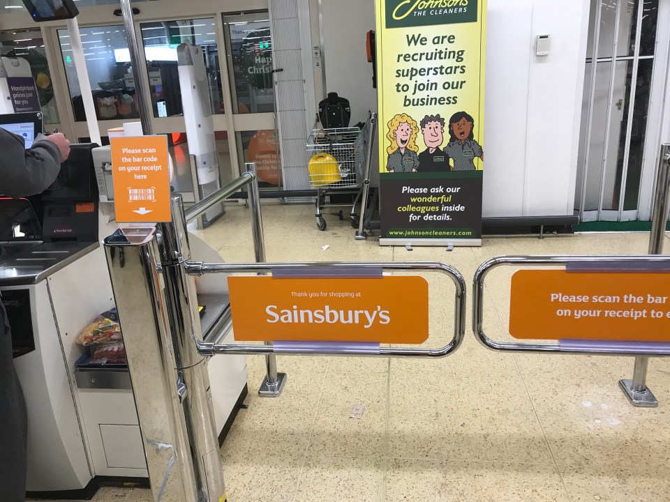 Sainsbury's have introduced new receipt scanners at self checkouts