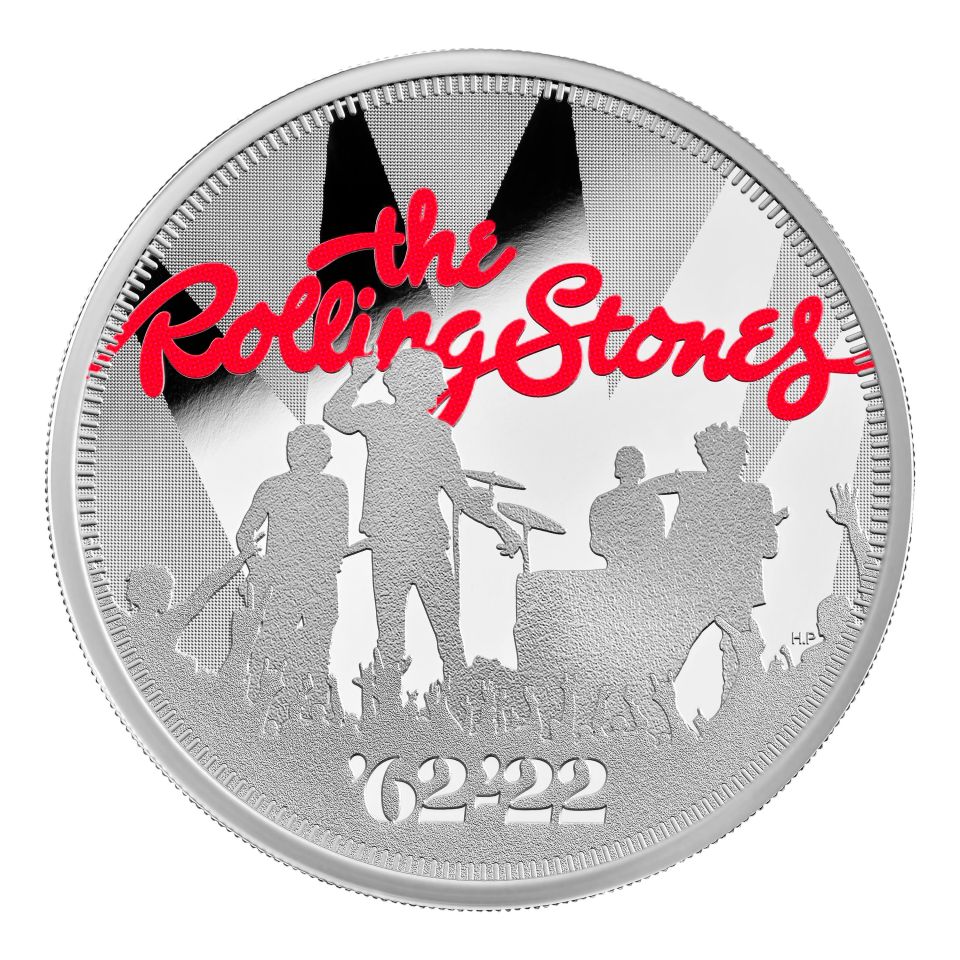 The band said: 'We are delighted to be honoured by way of an official UK coin'