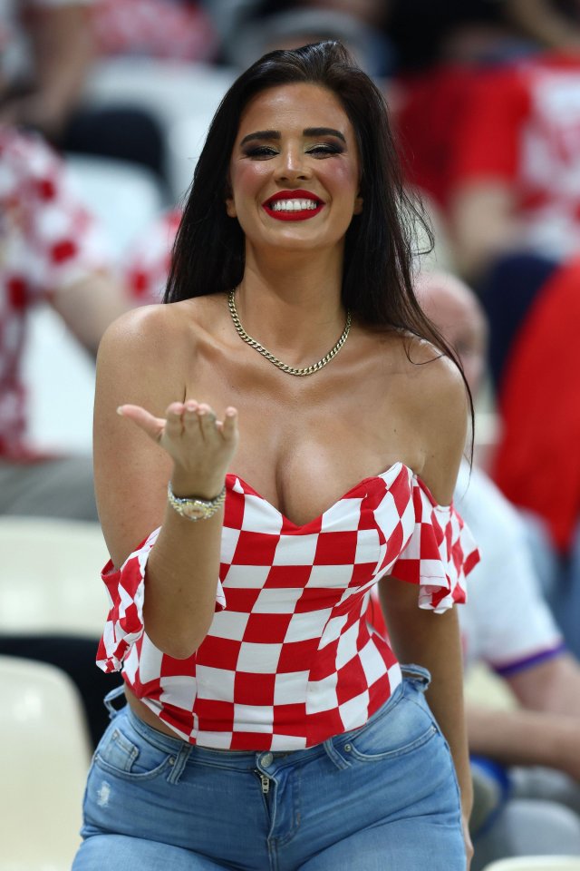 Ivana Knoll became synonymous for her Croatia-themed outfits