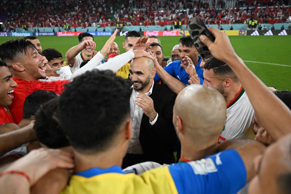 They celebrated in brilliant fashion on the pitch at full-time