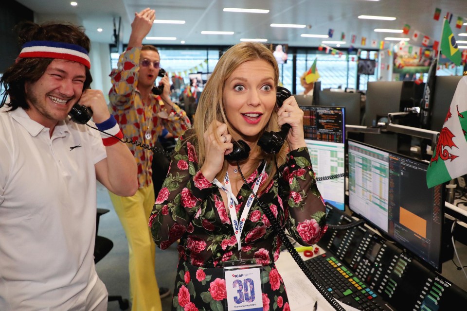 Countdown maths whiz Rachel Riley was also on hand to answer calls