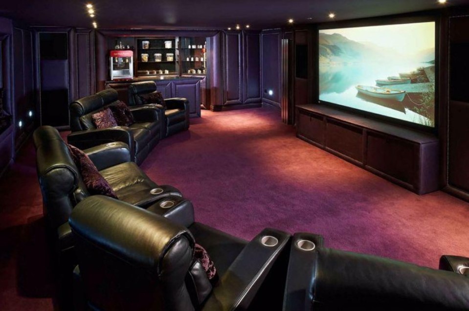 The home even has a cinema