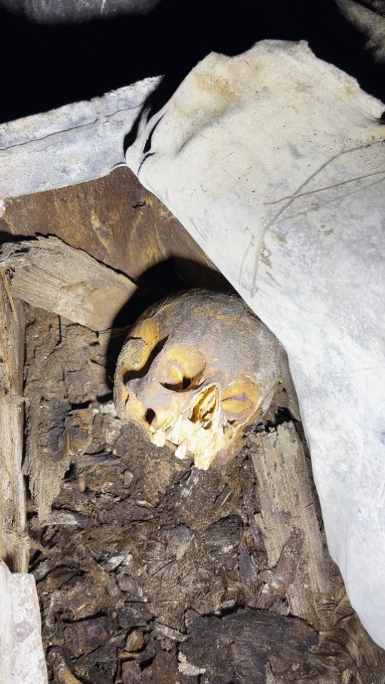 Ben discovered the forgotten about crypt while he was out photographing the abandoned church