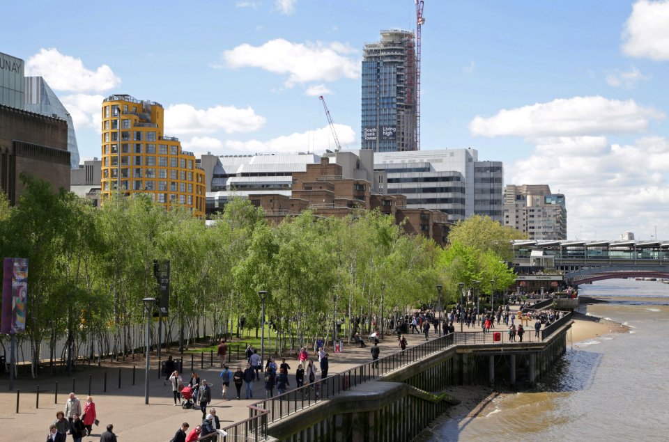 A poll of 2,000 people found the majority of Brits want more greenery in cities