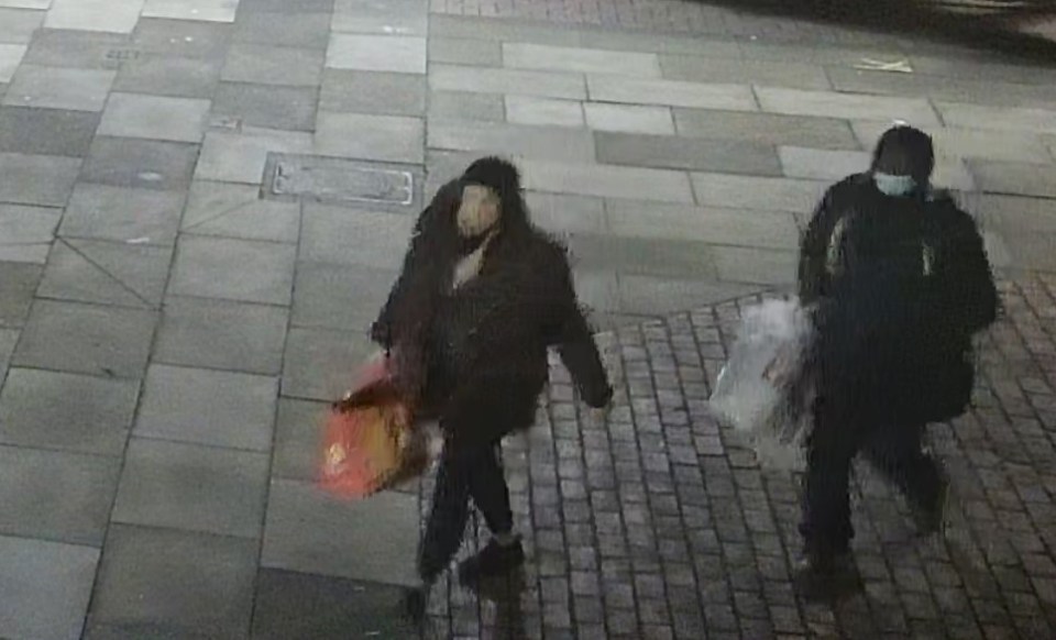 The couple were spotted moments after dumping their newborn baby’s pram in Newhaven, East Sussex