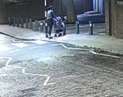 Constance was also caught on CCTV moments before the pram was dumped