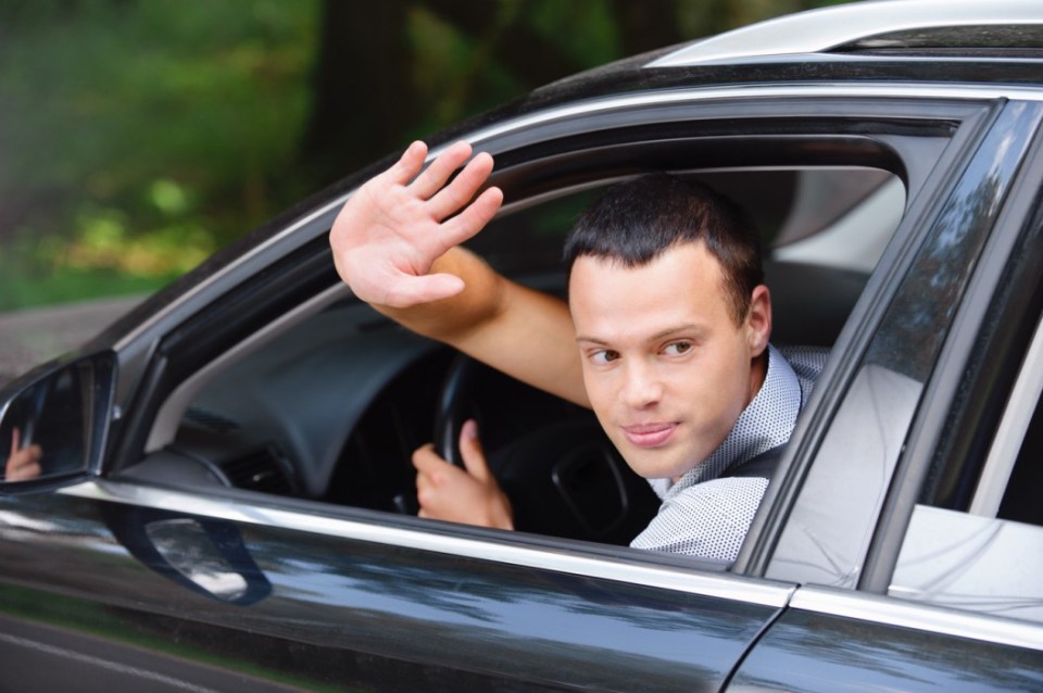 Drivers have been warned they face a £1,000 fine if they use a 'thank you' gesture