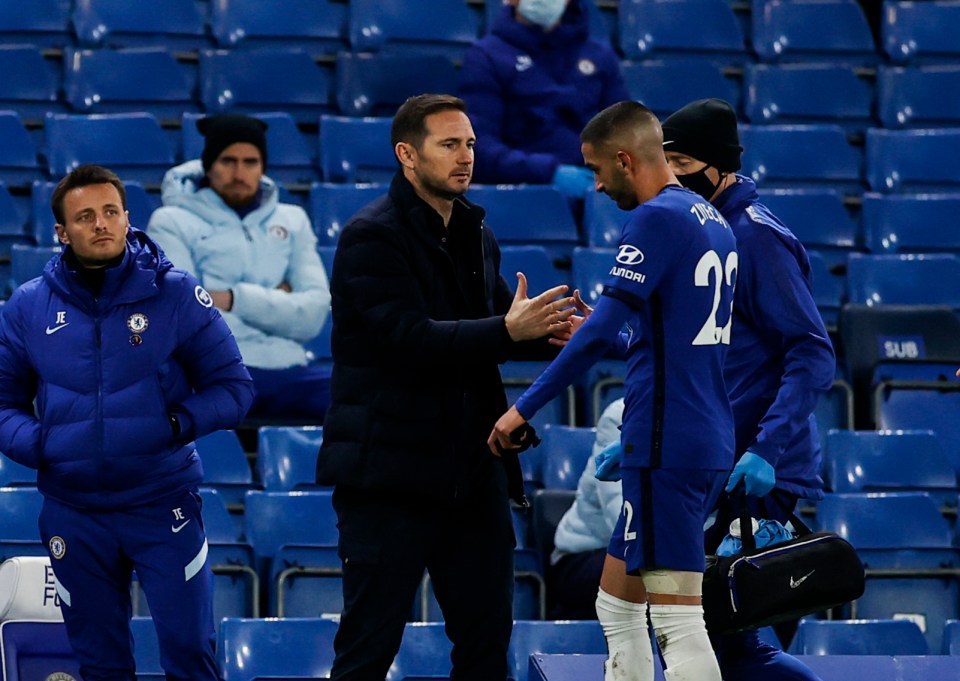 Lampard was the man behind Ziyech's move to Chelsea