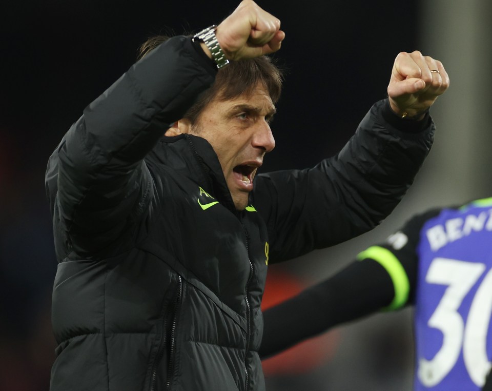 Antonio Conte was delighted with his team's victory at Craven Cottage