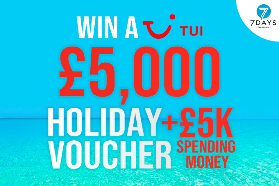 Sun readers can win a £5,000 Tui holiday voucher