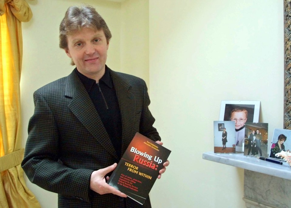 Ex-spy Alexander Litvinenko wrote a book blaming Putin for the bombings