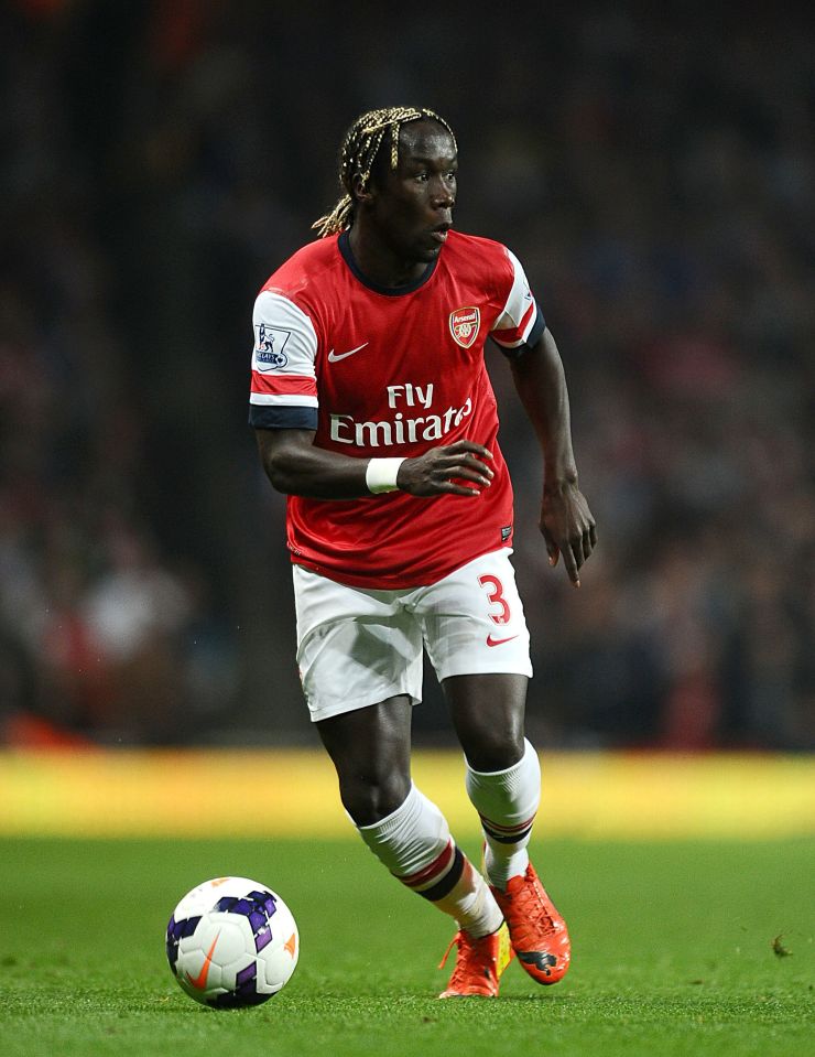 Bacary Sagna spent seven years at Arsenal where he won the FA Cup