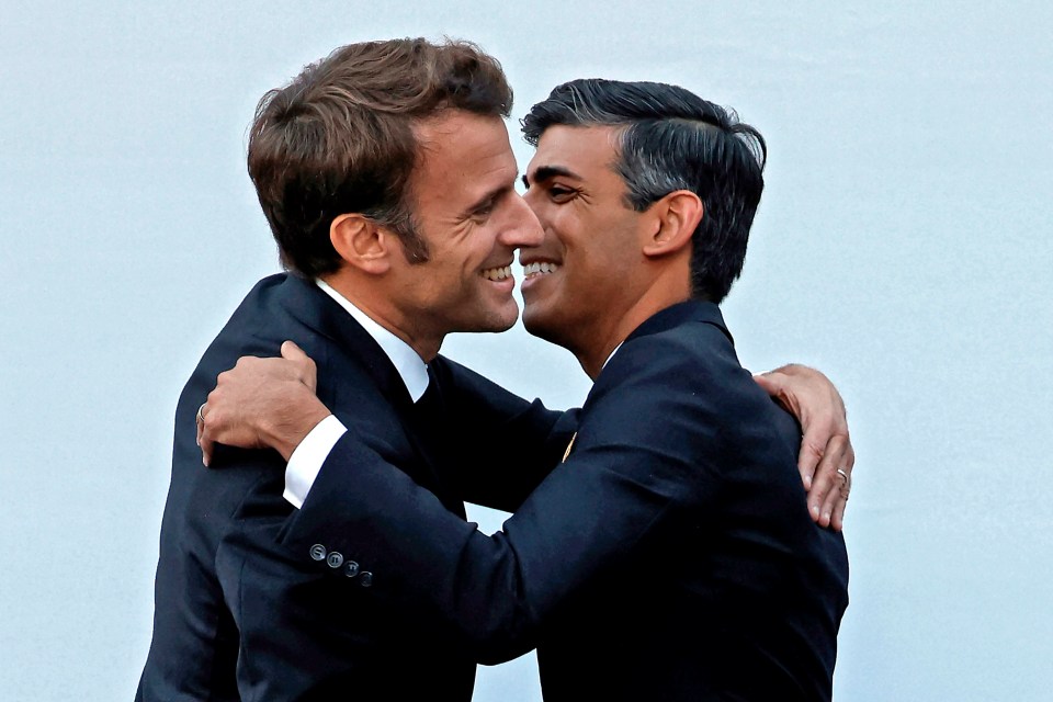 Rishi Sunak and political pal Emmanuel Macron will meet in Paris in March for small boat talks