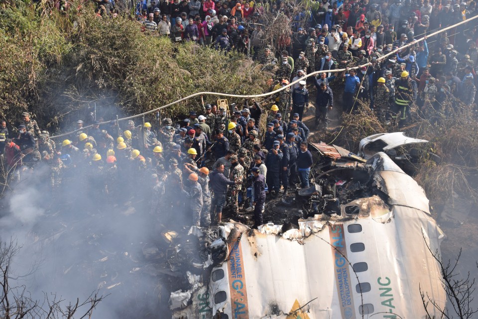 The crash has left at least 69 people dead